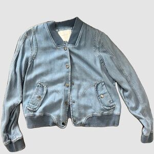 Denim Bomber Jacket